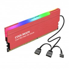 Coolmoon CM-RA1 ARGB Memory RAM Cooler DDR Heatsink Red